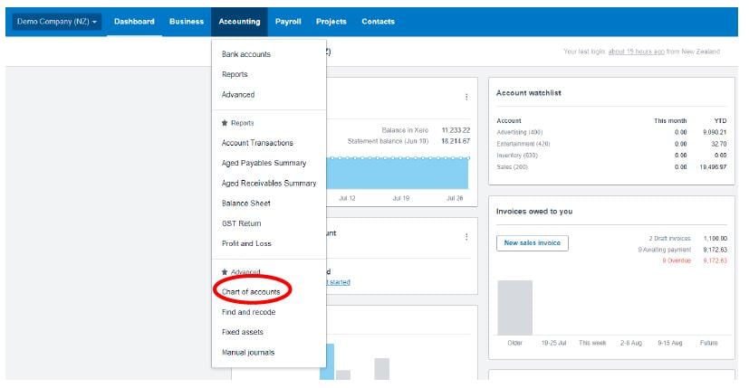 how-to-create-account-codes-in-xero-step-1