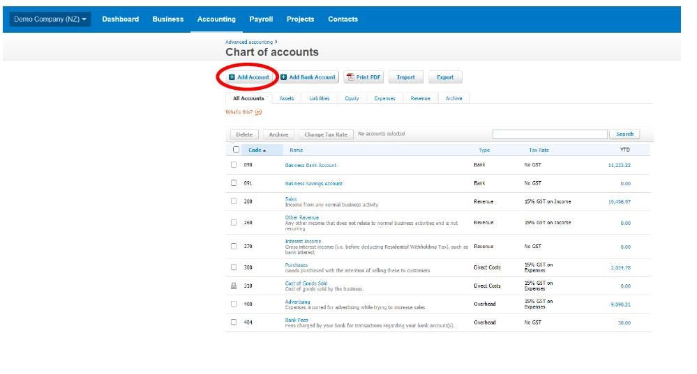 how-to-create-account-codes-in-xero-step-2