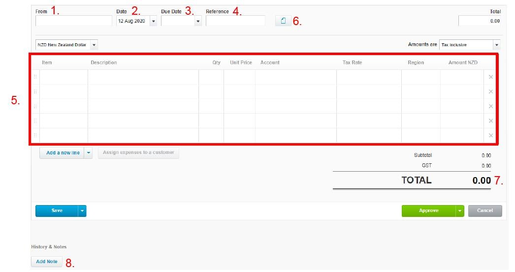 how-to-record-bills-in-xero-step-3