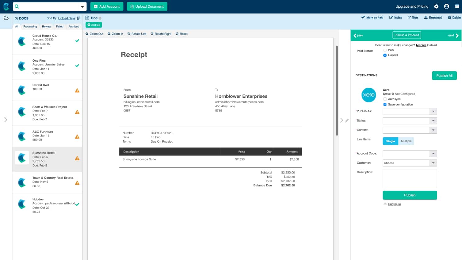 hubdoc-xero